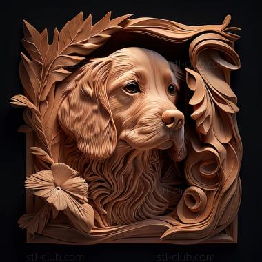 3D model st Judy the dog famous animal (STL)